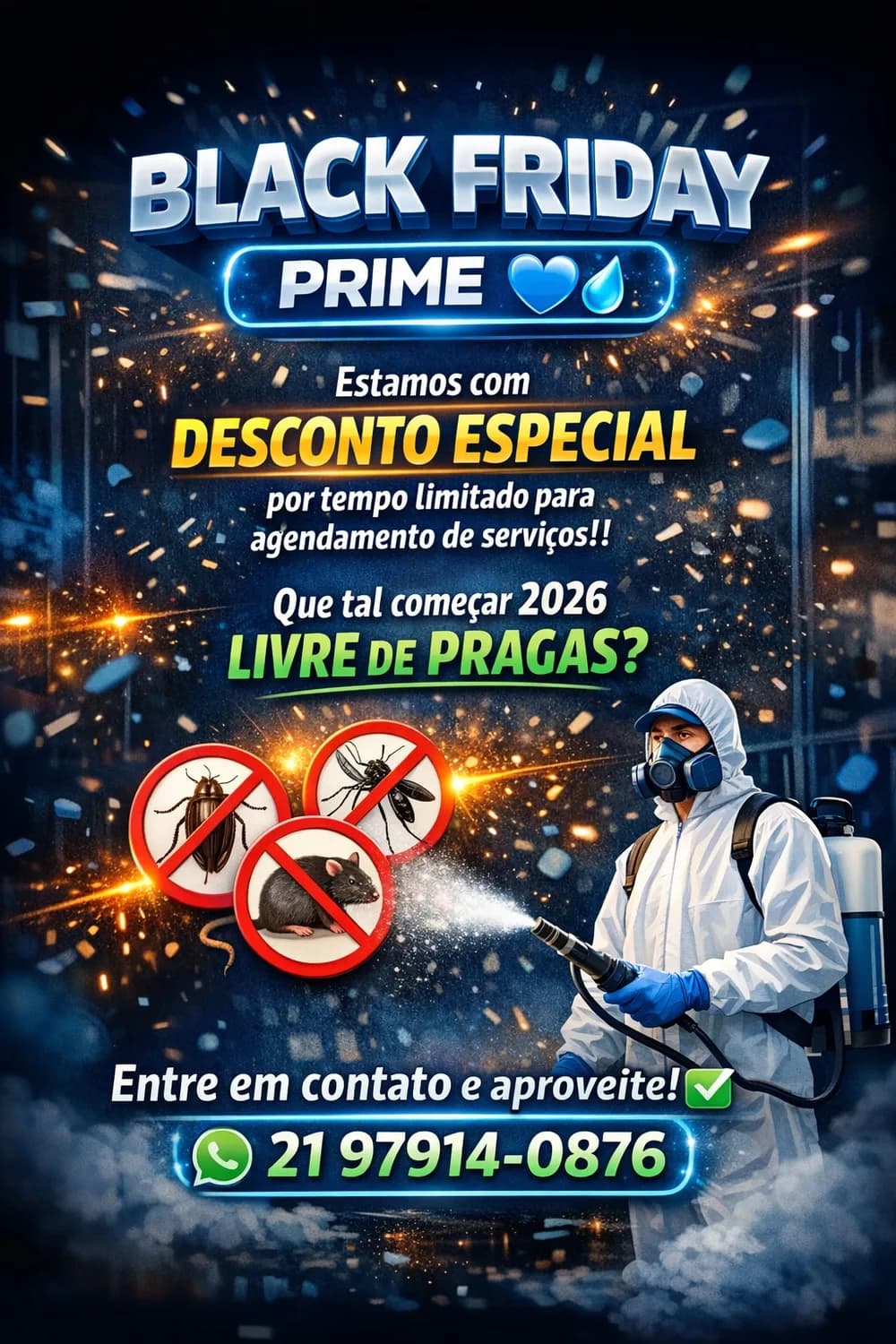 Primeprotech Dedetizadora e Limpeza de Reservatório