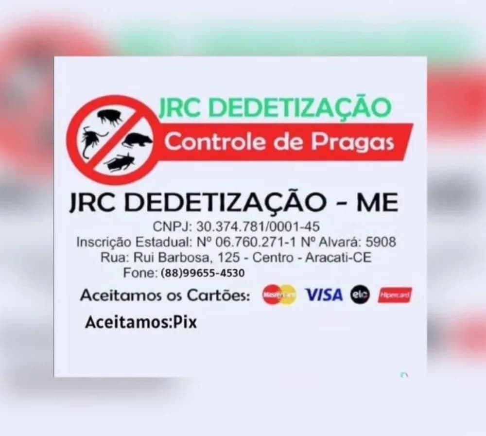 Aracaticeara Dedetização