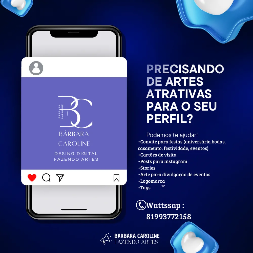 Bárbara Caroline| Desing digital