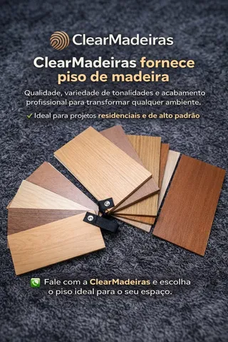 Amostras de piso engenheirado